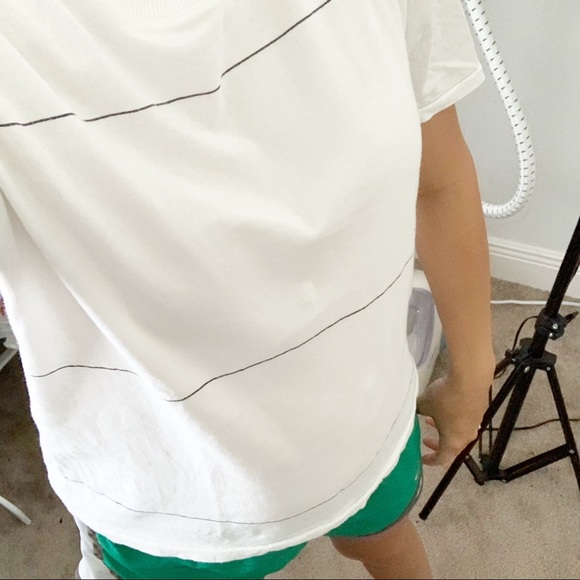 Anine Bing Black and White Stripe T-Shirt size XS - Picture 10 of 10